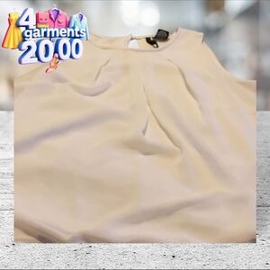 New direction sleeves sheer lined decorative blouse size PM